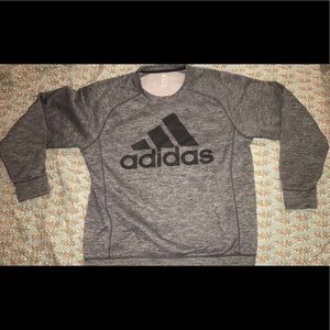 Grey Adidas Crew Sweatshirt